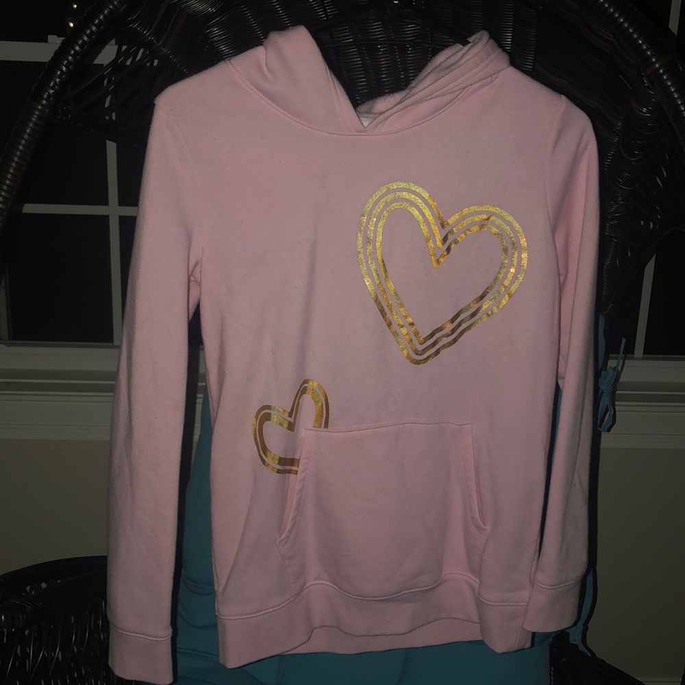 NWOT XL Cat & Jack pink hoodie.  Never worn!